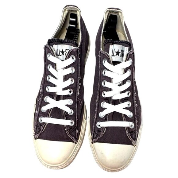 Converse Chuck Taylor All Star Low Top Purple Lace Up Canvas Sneakers Men's 10 - Picture 1 of 7